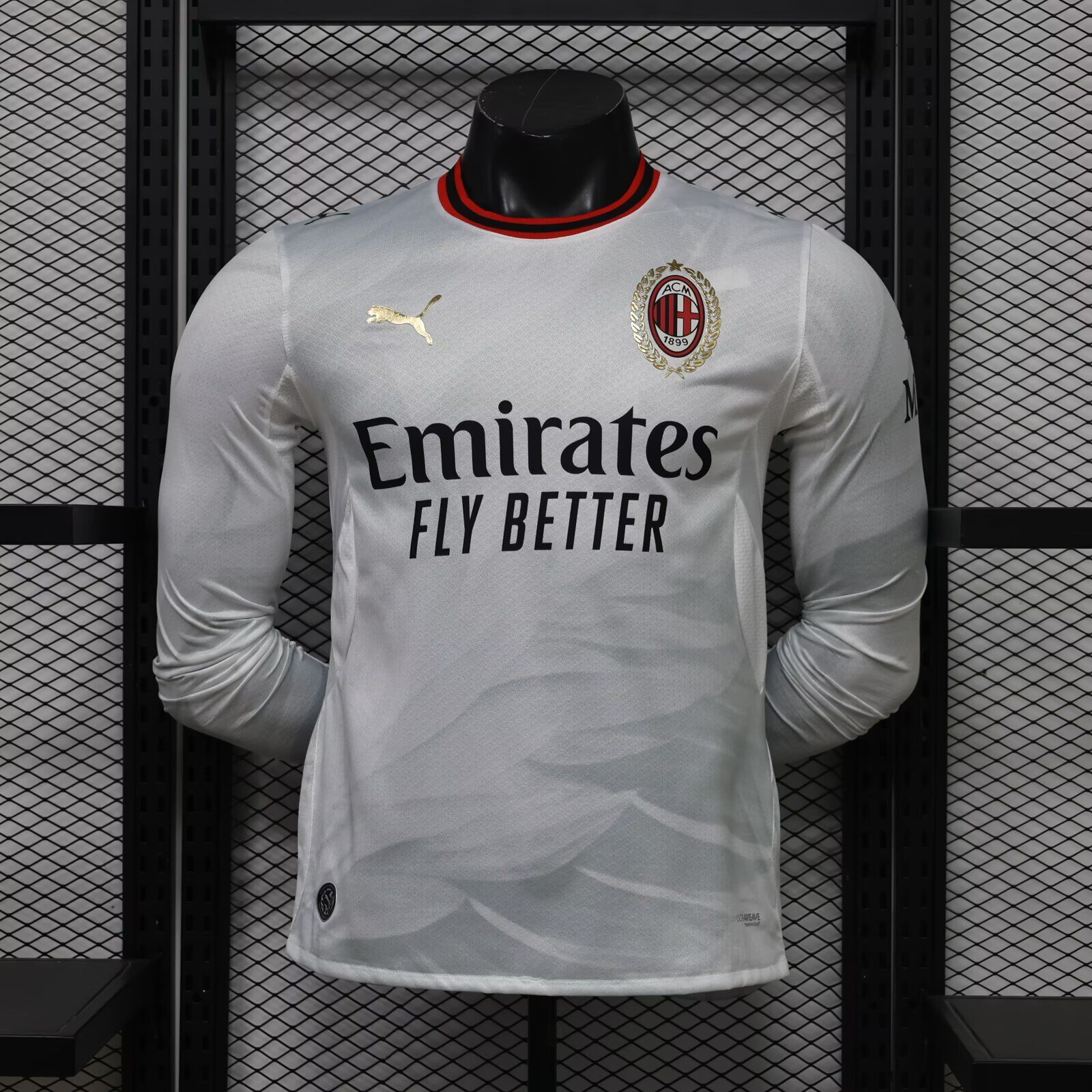 AAA Quality AC Milan 26/27 Away White Long Jersey(Player)